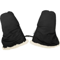 Altabebe Lamsvacht Handwarmer Voor Wandelwagen Noordkaap Zwart