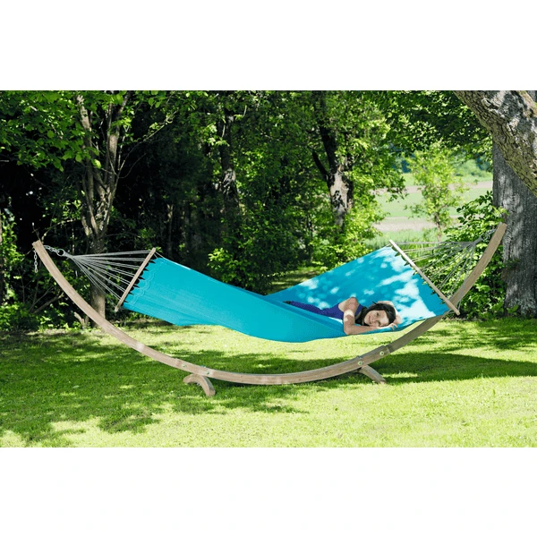 AMAZONAS Hangmat Met Stokje Miami Aqua 3 AMAZONAS Hangmat Met Stokje Miami Aqua - Afbeelding 2