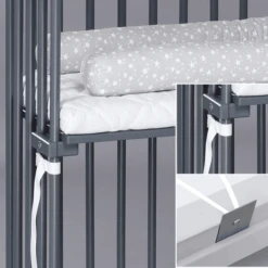 Babybay Co-sleeper Boxspring Grijs -Kinder Winkel babybay co sleeper boxspring grijs a212347 4
