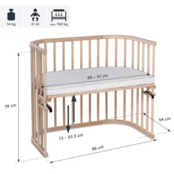 Babybay Co-sleeper Maxi Natuur Onbehandeld -Kinder Winkel babybay co sleeper maxi natuur onbehandeld a037068 4