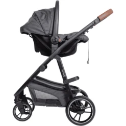 BabyGO Combi Kinderwagen Simple X Air 3 In 1 Grey Melange 11 BabyGO Combi Kinderwagen Simple X Air 3 In 1 Grey Melange -Kinder Winkel babygo combi kinderwagen simple x air 3 in 1 grey melange a364148 4