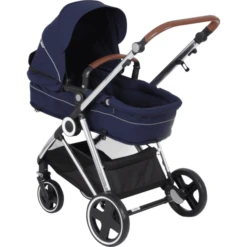BabyGO Combi Wandelwagen Halime 3 In 1 Blauw Silver -Kinder Winkel babygo combi wandelwagen halime 3 in 1 blauw silver a304401 2