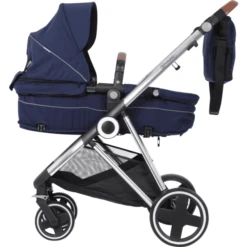 BabyGO Combi Wandelwagen Halime 3 In 1 Blauw Silver -Kinder Winkel babygo combi wandelwagen halime 3 in 1 blauw silver a304401 3