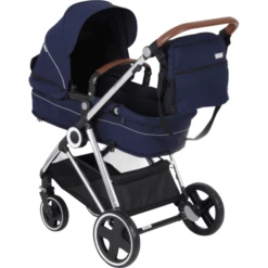 BabyGO Combi Wandelwagen Halime 3 In 1 Blauw Silver -Kinder Winkel babygo combi wandelwagen halime 3 in 1 blauw silver a304401 4