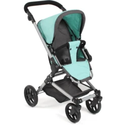 BAYER CHIC 2000 Fides 3 In 1 Combi Poppenwagen Melange Mint -Kinder Winkel bayer chic 2000 fides 3 in 1 combi poppenwagen melange mint a321004 3