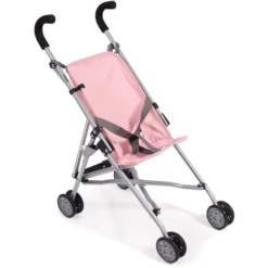 BAYER CHIC 2000 Mini Buggy ROMA Melange Grijs-roze -Kinder Winkel bayer chic 2000 mini buggy roma melange grijs roze a355555 3
