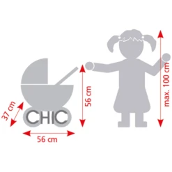 BAYER CHIC 2000 Mini Knuffel Kinderwagen SMARTY Dots Braam -Kinder Winkel bayer chic 2000 mini knuffel kinderwagen smarty dots braam a355156 3