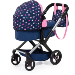 Bayer Design Combi Poppenwagen Xeo Blauw/Roze -Kinder Winkel bayer design combi poppenwagen xeo blauw roze a372063 2