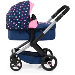 Bayer Design Combi Poppenwagen Xeo Blauw/Roze -Kinder Winkel bayer design combi poppenwagen xeo blauw roze a372063 3