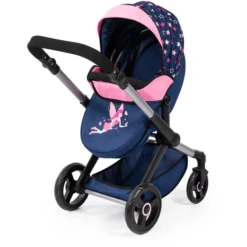 Bayer Design Combi Poppenwagen Xeo Blauw/Roze -Kinder Winkel bayer design combi poppenwagen xeo blauw roze a372063 4
