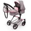 Bayer Design Neo Vario Combinatie Poppenwagen Grijs/roze, Met Vlinder -Kinder Winkel bayer design neo vario combinatie poppenwagen grijs roze met vlinder a313421