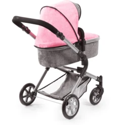 Bayer Design Poppenwagen City Neo Grijs/roze -Kinder Winkel bayer design poppenwagen city neo grijs roze a313416 2