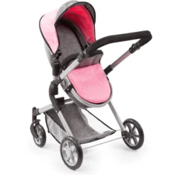 Bayer Design Poppenwagen City Neo Grijs/roze -Kinder Winkel bayer design poppenwagen city neo grijs roze a313416 3