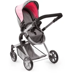 Bayer Design Poppenwagen City Neo Grijs/roze -Kinder Winkel bayer design poppenwagen city neo grijs roze a313416 4