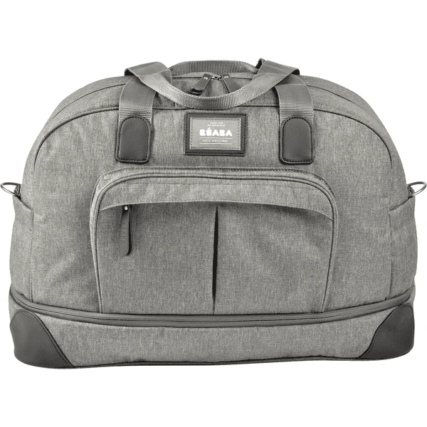 BEABA ® Uitbreidbare Reisluiertas Amsterdam II Grijs Gevlekt 4 BEABA ® Uitbreidbare Reisluiertas Amsterdam II Grijs Gevlekt - Afbeelding 2