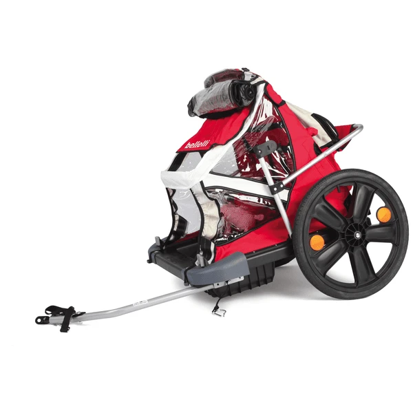 BELLELLI B-Travel Fietskar Child Ren Aanhangwagen Rood 7 BELLELLI B-Travel Fietskar Child Ren Aanhangwagen Rood - Afbeelding 5