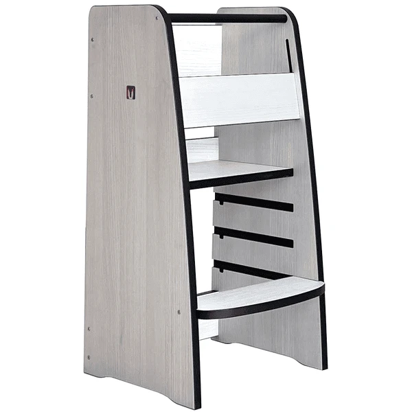 Bianconiglio Kids ® Leertoren TRUSTY Plus Vuren Wit 3 Bianconiglio Kids ® Leertoren TRUSTY Plus Vuren Wit