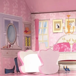 Bino Poppenhuis LED-verlicht, 9-delig -Kinder Winkel bino poppenhuis led verlicht 9 delig a350234 3