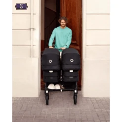 Bugaboo Duo Kinderwagen Donkey 5 Twin Complete Black/Forest Green -Kinder Winkel bugaboo duo kinderwagen donkey 5 twin complete black forest green a381983 2