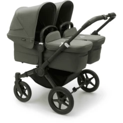 Bugaboo Duo Kinderwagen Donkey 5 Twin Complete Black/Forest Green