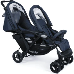 CHIC 4 BABY Duowagen DUO Jeans Navy Blue -Kinder Winkel chic 4 baby duowagen duo jeans navy blue a247039 2