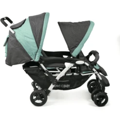 CHIC 4 BABY Duowagen DUO Melange Mint -Kinder Winkel chic 4 baby duowagen duo melange mint a259649 2