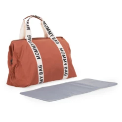 Childhome CHILD HOME Mommy Tas Handtekening Canvas Terracotta -Kinder Winkel child home mommy tas handtekening canvas terracotta a401395 3