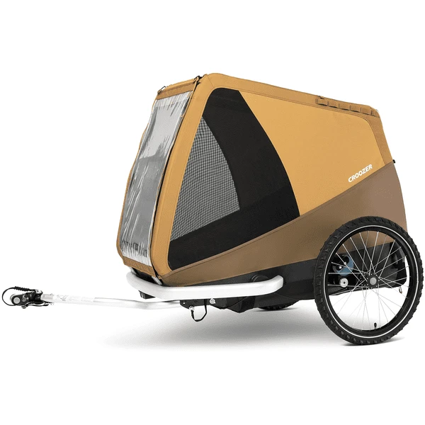 CROOZER Hondenfietskar Hond Tammo Moss Green Inclusief Hondenbed Sundown Yellow 5 CROOZER Hondenfietskar Hond Tammo Moss Green Inclusief Hondenbed Sundown Yellow - Afbeelding 3