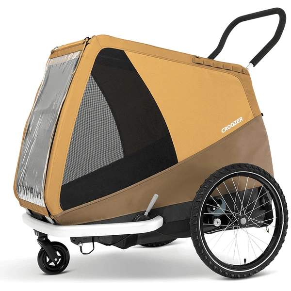 CROOZER Hondenfietskar Hond Tammo Moss Green Inclusief Hondenbed Sundown Yellow 6 CROOZER Hondenfietskar Hond Tammo Moss Green Inclusief Hondenbed Sundown Yellow - Afbeelding 4