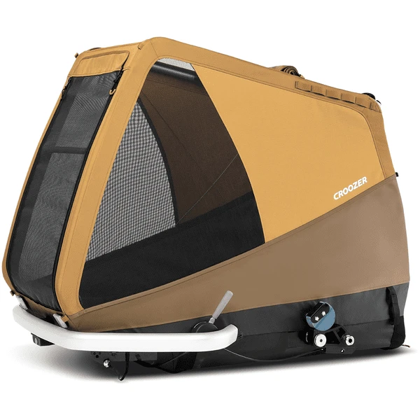 CROOZER Hondenfietskar Hond Tammo Moss Green Inclusief Hondenbed Sundown Yellow 7 CROOZER Hondenfietskar Hond Tammo Moss Green Inclusief Hondenbed Sundown Yellow - Afbeelding 5