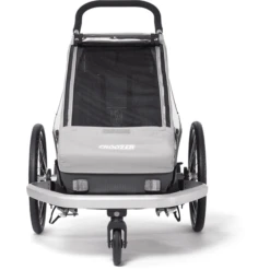 CROOZER Kid Keeke 1 Fietskar Stone Grijs Inclusief Joggerset -Kinder Winkel croozer kid keeke 1 fietskar stone grijs inclusief joggerset a415455 4