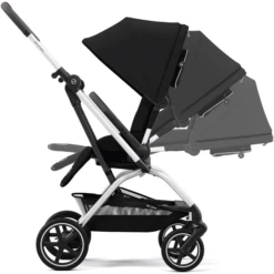 Cybex GOLD Kinderwagen Eezy S Twist+ 2 Silver Moon Black -Kinder Winkel cybex gold kinderwagen eezy s twist 2 silver moon black a355741 4