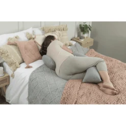 Dream Genii Zwangerschaps- En Borstvoedingskussen Grijs Marl -Kinder Winkel dream genii zwangerschaps en borstvoedingskussen grijs marl a368666 3