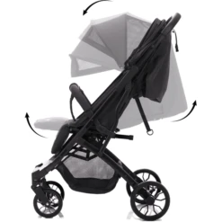 Fill Kinderwagen Style R Elite Zwart Melange -Kinder Winkel fill kinderwagen style r elite zwart melange a411207 2