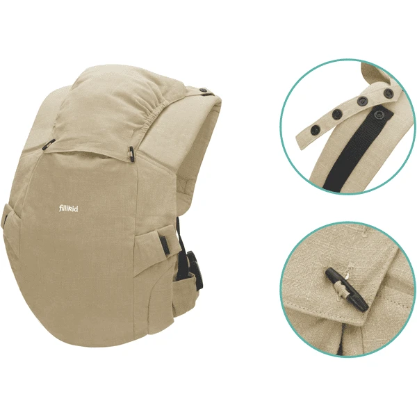 Fillikid Buikdrager Natural Beige 4 Fillikid Buikdrager Natural Beige - Afbeelding 2