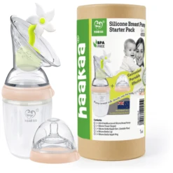 Haakaa® Borstkolf, Generatie 3 Startset 250ml Peach -Kinder Winkel haakaa borstkolf generatie 3 startset 250ml peach a344535 4
