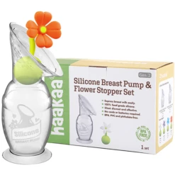 Haakaa® Borstkolf Met Zuigvoet 100ml Incl. Bloemdop In Orange 9 Haakaa® Borstkolf Met Zuigvoet 100ml Incl. Bloemdop In Orange -Kinder Winkel haakaa borstkolf met zuigvoet 100ml incl bloemdop in orange a354629 2