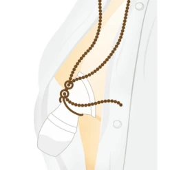 Haakaa® Ketting Voor Borstkolf, Donkerrood -Kinder Winkel haakaa ketting voor borstkolf donkerrood a343827 1