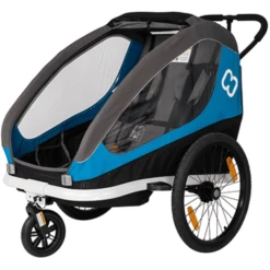 Hamax Fietskar Traveller Inclusief Dissel En Buggywiel Petrol/Blue/Grey -Kinder Winkel hamax fietskar traveller inclusief dissel en buggywiel petrol blue grey a275887 2