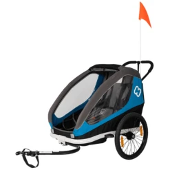 Hamax Fietskar Traveller Inclusief Dissel En Buggywiel Petrol/Blue/Grey