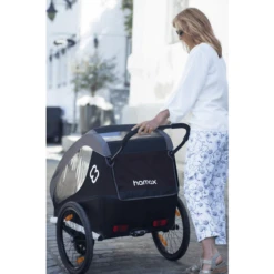 Hamax Fietskar Traveller Inclusief Dissel En Buggywiel Petrol/Blue/Grey -Kinder Winkel hamax fietskar traveller inclusief dissel en buggywiel petrol blue grey a275887 4