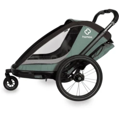 Hamax Kinderfietskar Cocoon Met Verstelbare Slaapstand Green / Black -Kinder Winkel hamax kinderfietskar cocoon met verstelbare slaapstand green black a415125 4