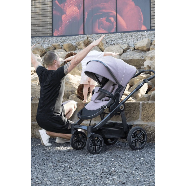 Hartan Kinderwagen Racer GTX Met Handrem Causal Collection Bunny Dots (900) Framekleur Platina 4 Hartan Kinderwagen Racer GTX Met Handrem Causal Collection Bunny Dots (900) Framekleur Platina - Afbeelding 2