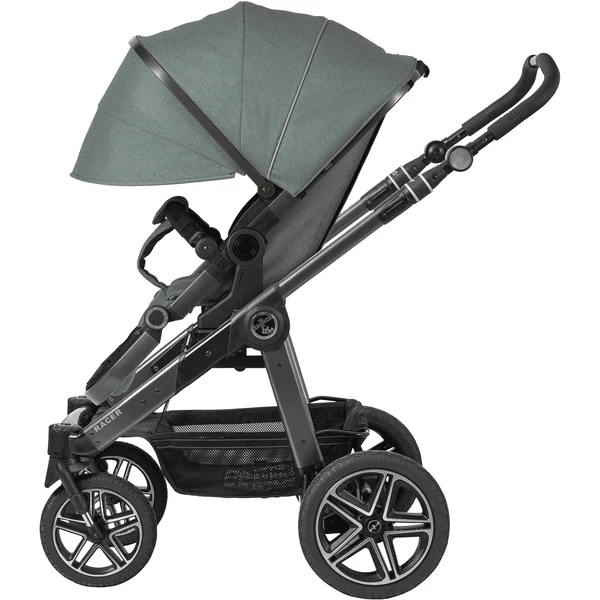 Hartan Kinderwagen Racer GTX Met Handrem Causal Collection Bunny Dots (900) Framekleur Platina 6 Hartan Kinderwagen Racer GTX Met Handrem Causal Collection Bunny Dots (900) Framekleur Platina - Afbeelding 4