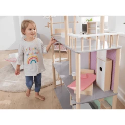 Howa® Poppenhuis Voor Poppen Tot 30cm -Kinder Winkel howa poppenhuis voor poppen tot 30cm a282027 4