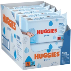 Huggies Zuivere Vochtige Babydoekjes 10 X 56 Doekjes -Kinder Winkel huggies zuivere vochtige babydoekjes 10 x 56 doekjes a298934 4