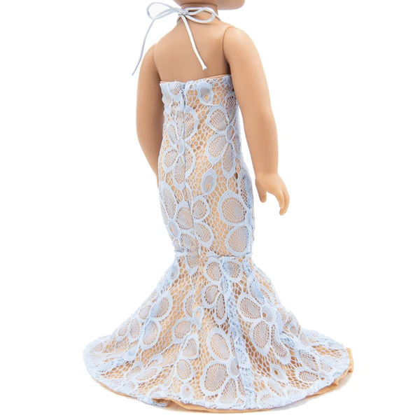 I'M A GIRLY Light Blauwe Zeemeerminjurk 5 I'M A GIRLY Light Blauwe Zeemeerminjurk - Afbeelding 3