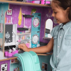 Kidkraft® Purrfect Huisdieren-poppenhuis -Kinder Winkel kidkraft purrfect huisdieren poppenhuis a376900 4