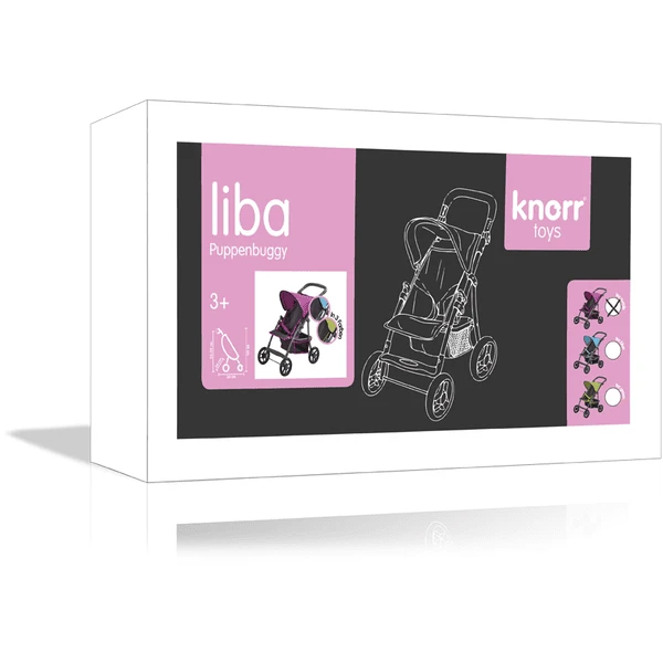 Knorr® Toys Poppenbuggy Liba - Tec Purple 4 Knorr® Toys Poppenbuggy Liba - Tec Purple - Afbeelding 2