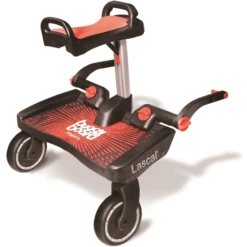 Lascal Buggy Board Maxi+ Met Zitje, Rood -Kinder Winkel lascal buggy board maxi met zitje rood a257970 3